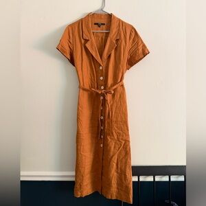 Quince Terracotta Linen dress